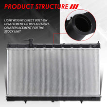 DPI 13431 OE Style Aluminum Core High Flow Radiator Replacement for 14-18 Rogue X-Trail AT/MT
