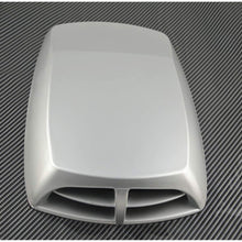 Car Styling Universal Silver Car Decorative Air Flow Intake Scoop Turbo Bonnet Vent Cover Hood Car Stickers Hood Scoop (Color Name : Black)