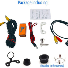 Backup Camera for Car Casoda Wide View Angle 2-in-1 Universal Car Front Side Rear View Camera,2 Installation Options Removable Guildlines,Mirror Non-Mirror Image,12V Only