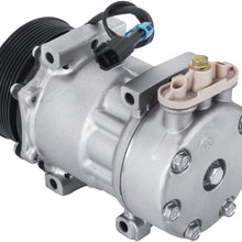 Mophorn CO 4081C New Sanden Style SD7H15 Universal Air Conditioner AC Compressor F696003112 for Freightliner Kenworth Peterbilt 5406 4398 4081 4322