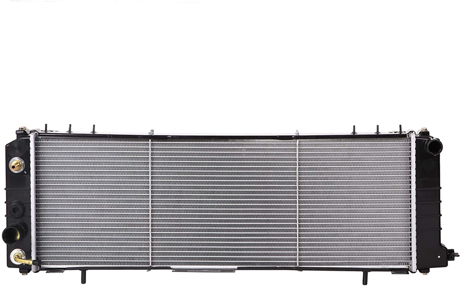 Lynol Cooling System Complete Aluminum Radiator Direct Replacement Compatible With 1987-1990 Jeep Cherokee Comanche Wagoneer L6 4.0L