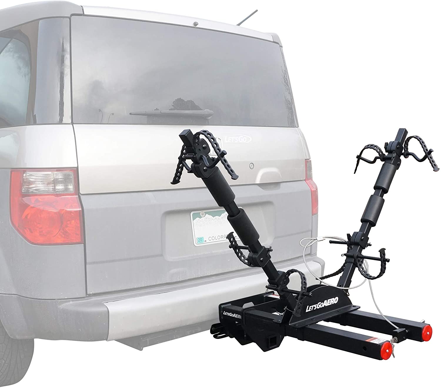 Let's Go Aero V-Lectric Two E-Bike Slideout V-Rack RV & Travel Trailer Approved (Model B01892)