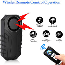 GREENCYCLE 1 Pack Bike Alarm with Remote, Anti-Theft Vibration Security Motion Sensor Alarm for Vehicle Bicycle Electric Tricycle, 113dB Volume and Sensitivity Adjustable,IP55 Waterproof,SOS Function