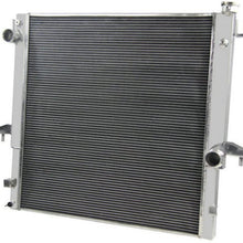 OzCoolingParts 03-10 Dodge Ram-Series Radiator - Pro 2 Row Core Full Aluminum Radiator For 2003-2010 2004 2005 06 07 08 09 Dodge Ram 2500/3500 5.9 6.7 L6 Cummins Engine