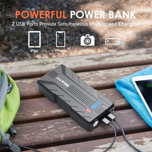 Beatit QDSP 1200A Peak 16500mAh 12V Portable Car Lithium Jump Starter (up to 8.0L Gas and 6.0L Diesel) Battery Booster Phone Charger Power Pack with Smart Jumper Cables B7