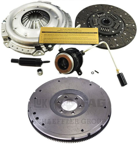 LUK CLUTCH KIT+SLAVE CYL+HD FLYWHEEL WORKS WITH 91-92 JEEP CHEROKEE/WRANGLER CJ 4.0L 4.2L