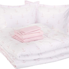 AmazonBasics Easy Care Super Soft Microfiber Kid's Bed-in-a-Bag Bedding Set - Twin, Purple Unicorns