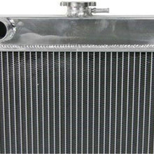 OzCoolingParts 2 Row Core Full Aluminum Radiator for 1966-1981 67 68 69 70 71 72 73 74 75 76 77 78 79 80 Toyota Corolla Levin/SR5 TE22 TE27 KE25 MT
