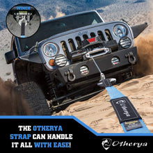 Recovery Tow Strap 3'' x 20 ft - Lab Tested 30,000lb Break Strength - Heavy Duty Draw String Bag Included - Triple Reinforced Protective Loop - Ensure Peace of Mind - Emergency Off Road Towing Rope