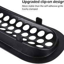 E-cowlboy 7PCS Front Grill Mesh Inserts Clip-in Grille Guard for 2007~2017 Jeep Wrangler JK JKU Unlimited Rubicon Sahara (Matte Black)