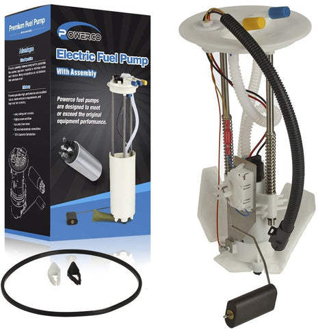 POWERCO Fuel Pump Replacement for Lincoln Navigator 2003 2004 V8 5.4L E2362M /SP2362M with Pressure Sensor, Float, Reservoir, Strainer and Tank Seal