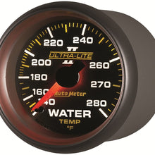 Auto Meter 4931 Ultra-Lite II 2-1/16" 140-280 Degree F Mechanical Water Temperature Gauge
