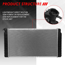 856 OE Style Aluminum Core Radiator Replacement for Buick Lesabre Cadillac Deville 85-96