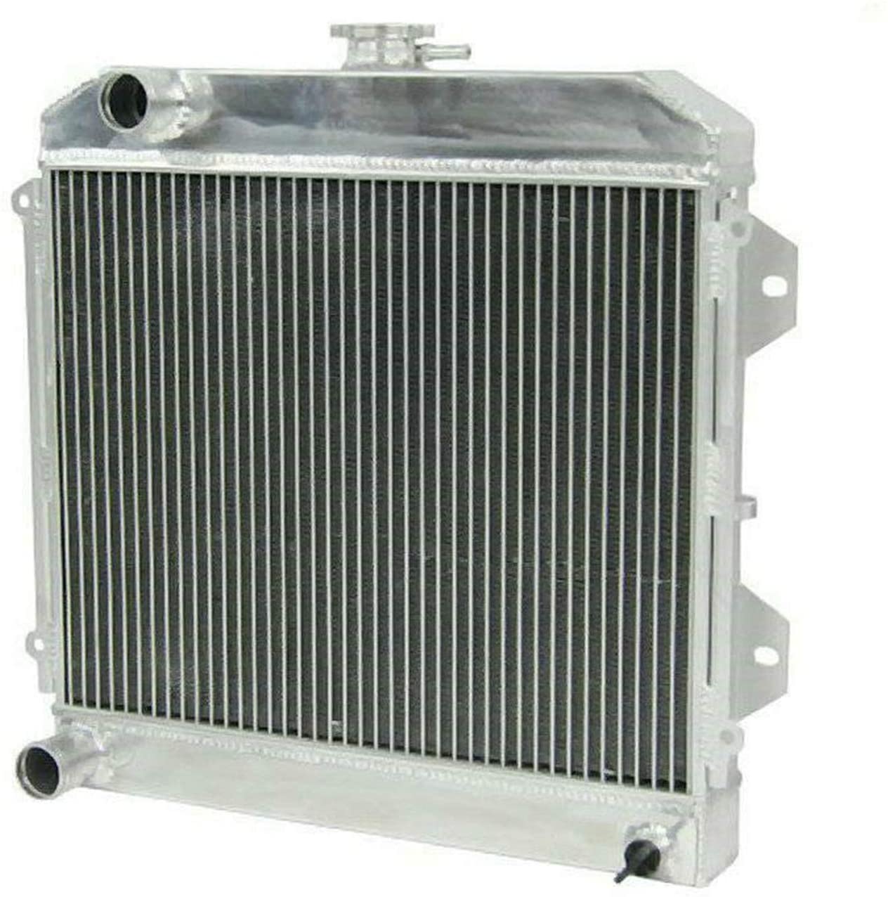 OzCoolingParts 2 Row Core Full Aluminum Radiator for 1966-1981 67 68 69 70 71 72 73 74 75 76 77 78 79 80 Toyota Corolla Levin/SR5 TE22 TE27 KE25 MT
