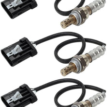 Kwiksen Heated Universal 3Pcs 234-4012 Oxygen O2 Sensor 1 2 Upstream Downstream Replacement for Chevrolet Blazer S10 4.3L 1996 1997 1998 1999 2000 2001