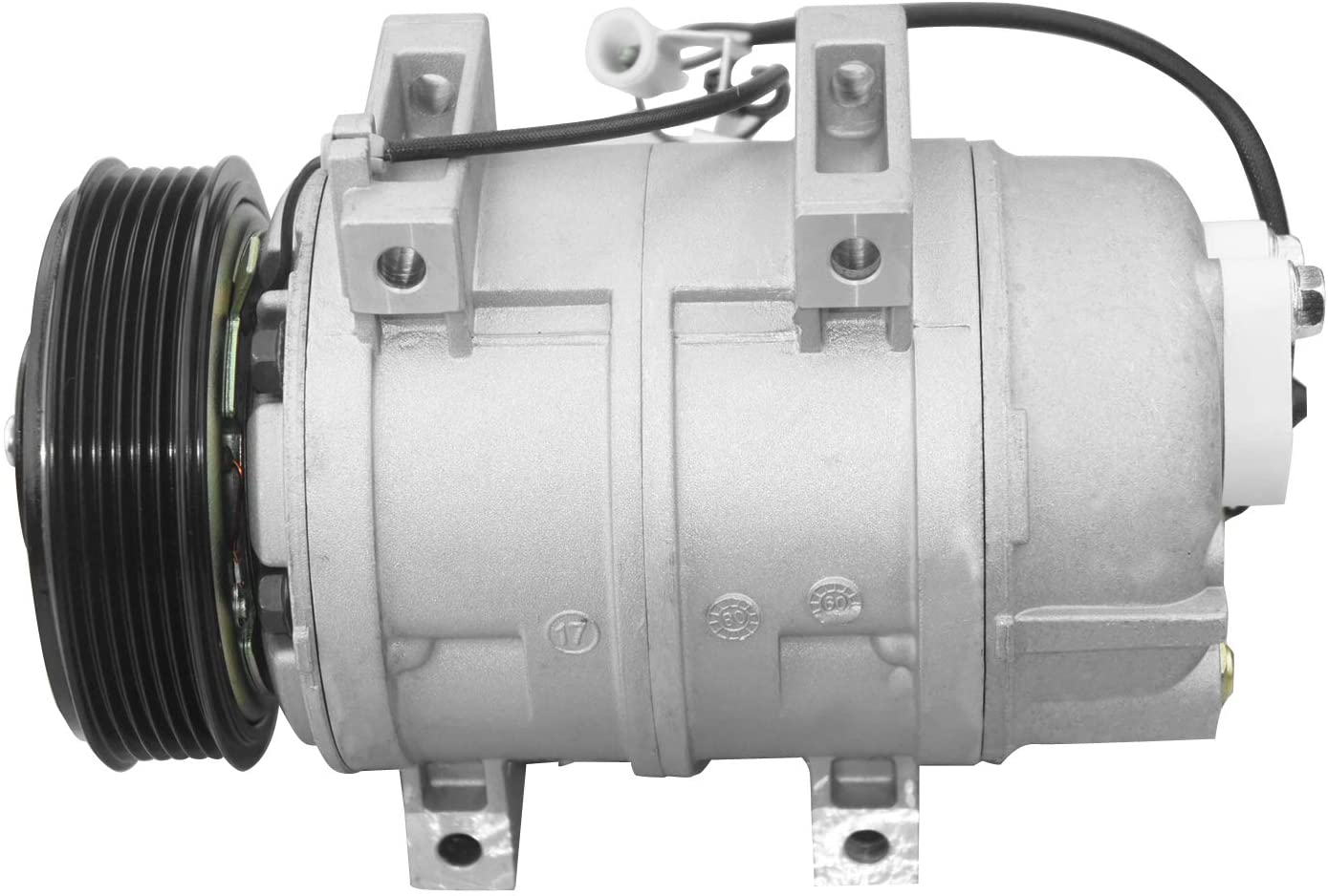 Riseking 1pc A/C Compressor & Clutch Compatible with 01-09 S60 2.4L 2.3L 2.5L 99-04 S80 2.9L 2.8L 2.5L 01-07 V70 2.5L 2.4L 2.3L 04-06 XC70 2.5L 03-06 XC90 2.5L 2.9L l5 l6 R83-01-17025