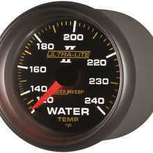 Auto Meter 4932 Ultra-Lite II 2-1/16" 120-240 Degree F Mechanical Water Temperature Gauge