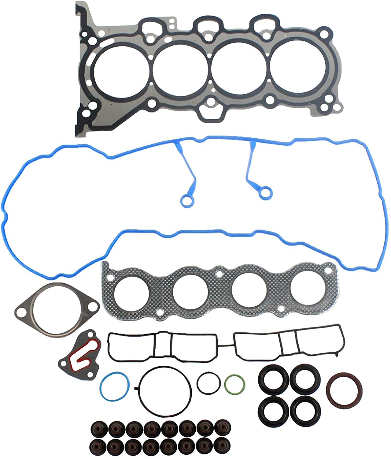 DNJ HGS193 Head Gasket Set for 2011-2015 / Hyundai, Kia/Elantra, Elantra Coupe, Elantra GT, Forte, Forte Koup, Forte5, Soul, Tucson / 1.8L, 2.0L / L4 / DOHC / 16V / 1797cc, 1999cc / 122cid / [VIN 5