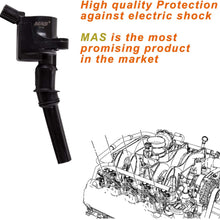 MAS 8 Pack Curved Boot Ignition Coil DG508 Compatible with Ford Lincoln Mercury 4.6L 5.4L V8 C1454 C1417 FD503 DG457 DG472 DG491 F523