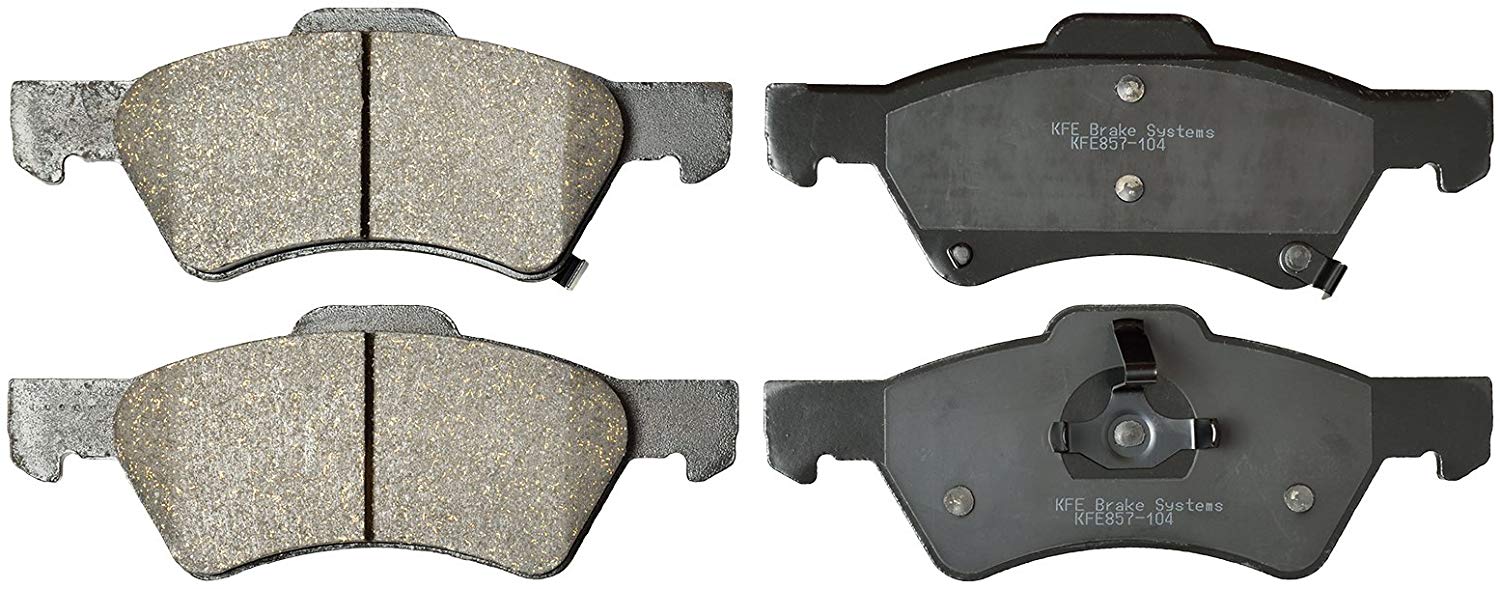 Premium Ceramic FRONT Brake Pad Set KFE Ultra Quiet Advanced KFE857-104