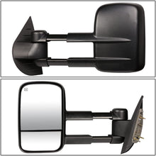 DNA Motoring TWM-003-T111-BK+DM-SY-022 Pair of Towing Side Mirrors + Blind Spot Mirrors