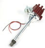 Pertronix D7100701 Flame-Thrower Vacuum Advance Red Cap Billet Electronic Distributor with Ignitor III Technology for Chevrolet Small Block/Big Block