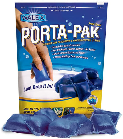 Walex TOI-91799 Porta-Pak Holding Tank Deodorizer Drop-Ins, Sunglow Scent (Pack of 10)