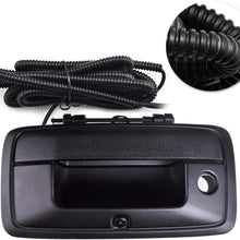 Chevy Silverado and GMC Sierra Rear View Camera Backup Tailgate Handle Camera for Silverado 1500 / Sierra 1500 Fit for Year 2014-2015,Tailgate Door Handle Replacement Camera(Color: Black)