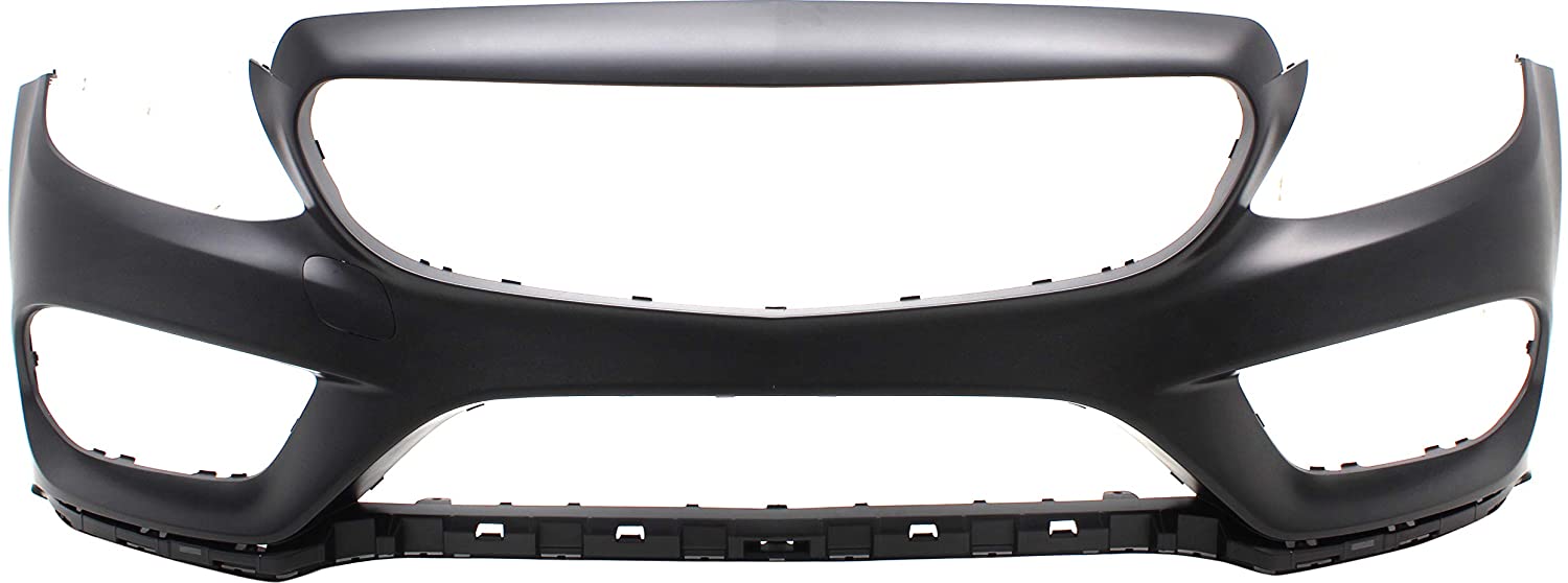 Front Bumper Cover Compatible with MERCEDES BENZ C-CLASS 2015-2018 Primed with Sport Package Convertible/Coupe/Sedan - CAPA