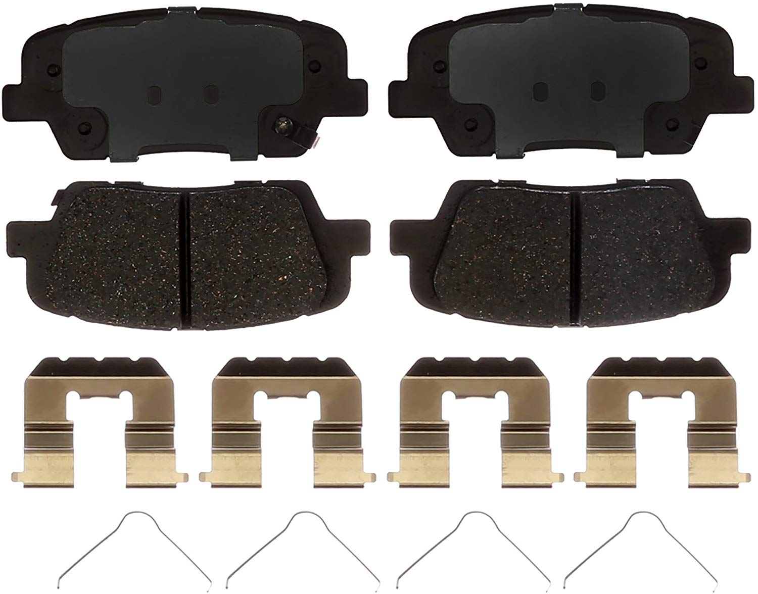 ACDelco 14D1916CH Advantage Disc Brake Pad Set