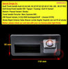 Navinio Trunk Handle Vehicle-Specific Camera Integrated into Case Handle Rear View Camera for VW Tiguan Touareg Passat Golf VI Variant Audi A4 Q3 A3 A6L A8 (Model 01578= 110x48 mm)