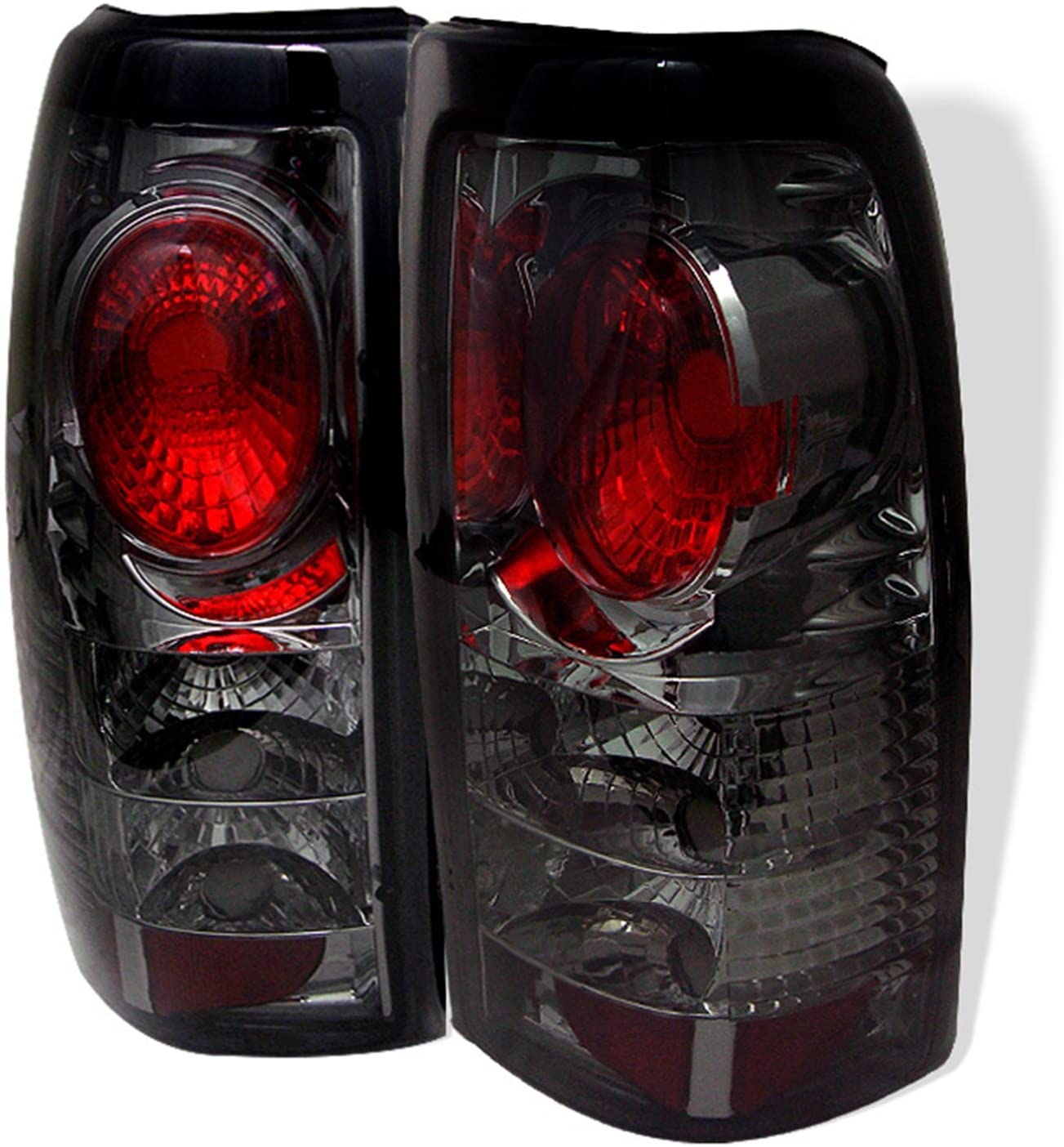 Spyder 5002099 Chevy Silverado 1500/2500 99-02 (Not Fit Stepside) / GMC Sierra 1500/2500/3500 99-06 and 2007 Sierra Classic Euro Style Tail Lights - Smoke