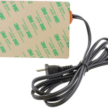 ABN Silicone Heater Pad Car Battery Heater Pad Engine Block Heater Pad Oil Pan Heater Pad, 4x5 Inch – 120V 100 Watt