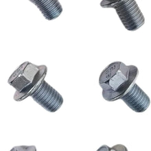 Z Whip Torque Converter Metric Bolt Kit Compatible with Chevrolet GM 4L60E 4L65E 4L70E 4L80E 700R4 200-4R 3L80 4T60E 4T65E 4 speed overdrive M10-1.5x16 Flange Bolts LS1 LS Vortec MADE IN USA BOLTS