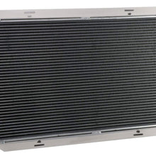 CoolingSky 3 Row All Aluminum Radiator for 1972-1979 Mercury Cougar Mongeto | Ford Ranchero Thunderbird Torino | More L6 V8 Cars