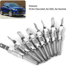 Qiilu 8Pcs/Set Universal Ignition Plug 12563554 Sparking Glow Plug Fit for GMC 6.5L 6.2L Car Replacement
