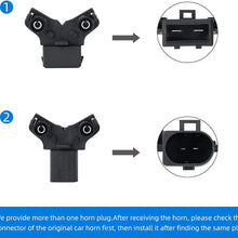 SEINECA Car Horn Compatible with Toyota,12V Waterproof Snail Horn 110-125db High/Low Tune(with Horn Plug)