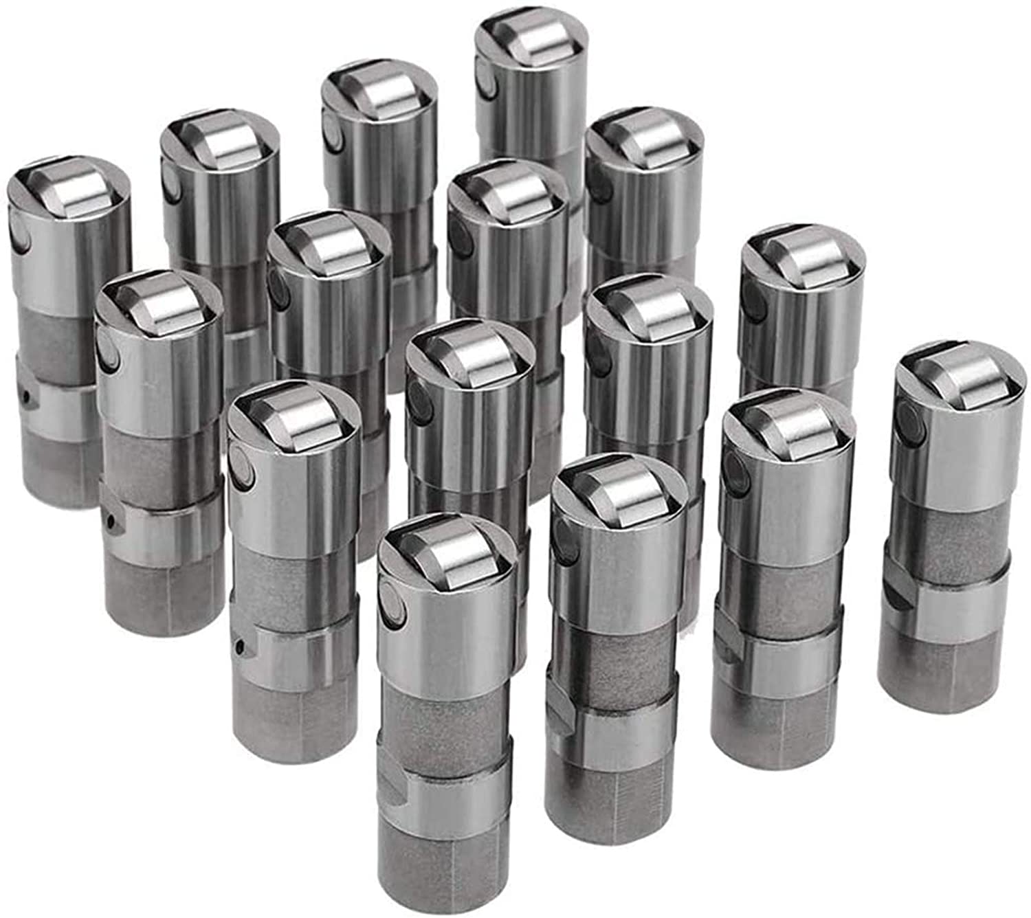 12499225 Set of 16 Hydraulic Roller Valve Lifters For GM Chevy 7.0L 6.2L 6.0L 5.7L 5.3L 4.8L V8 1997-2012 Gen III/IV LS-Series LS1 LS2 LS3 LS7 Engine Camshaft Lifter Kit
