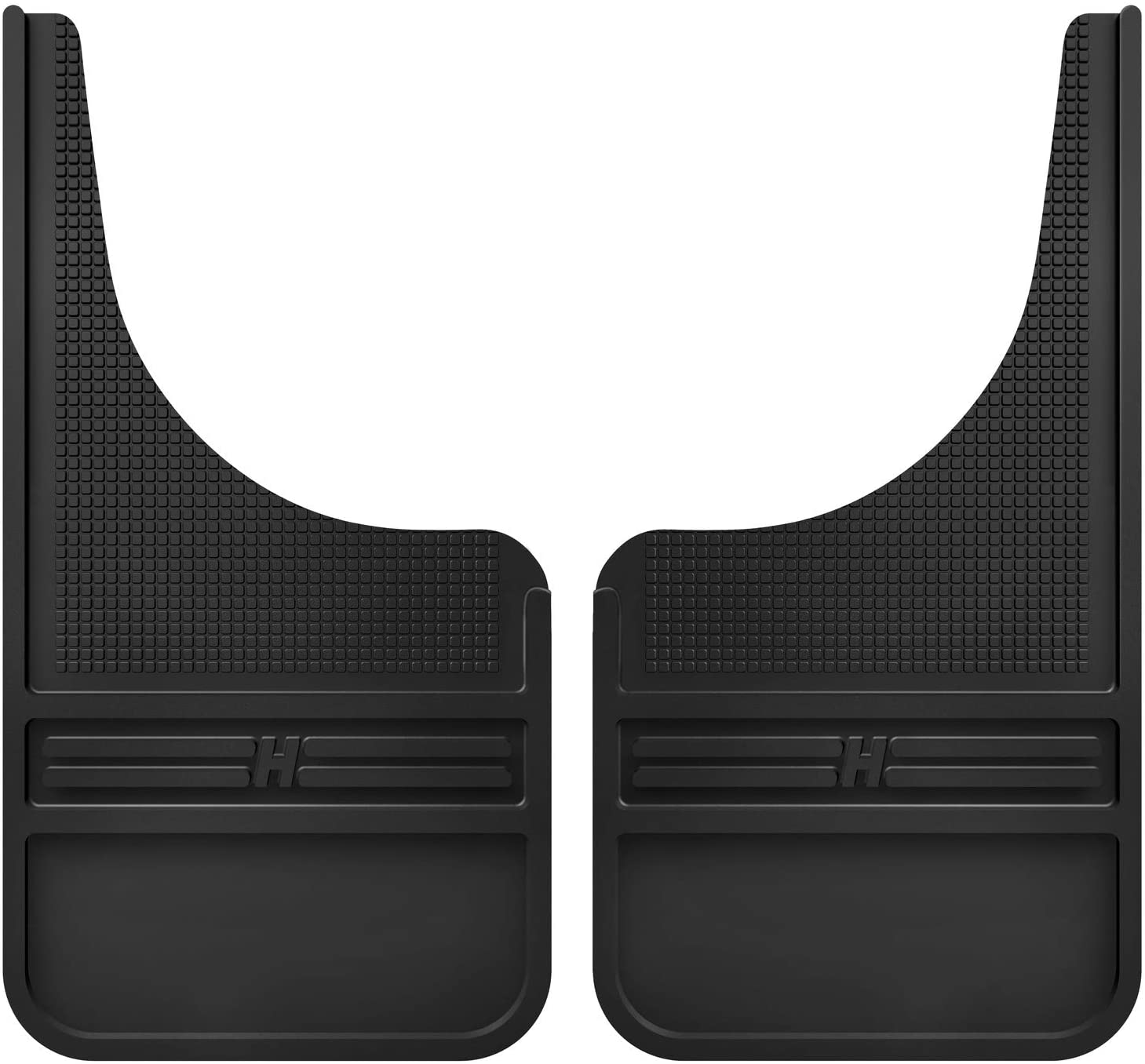 Husky Liners Rubber Front Mud Flaps - 12IN w/o Weight