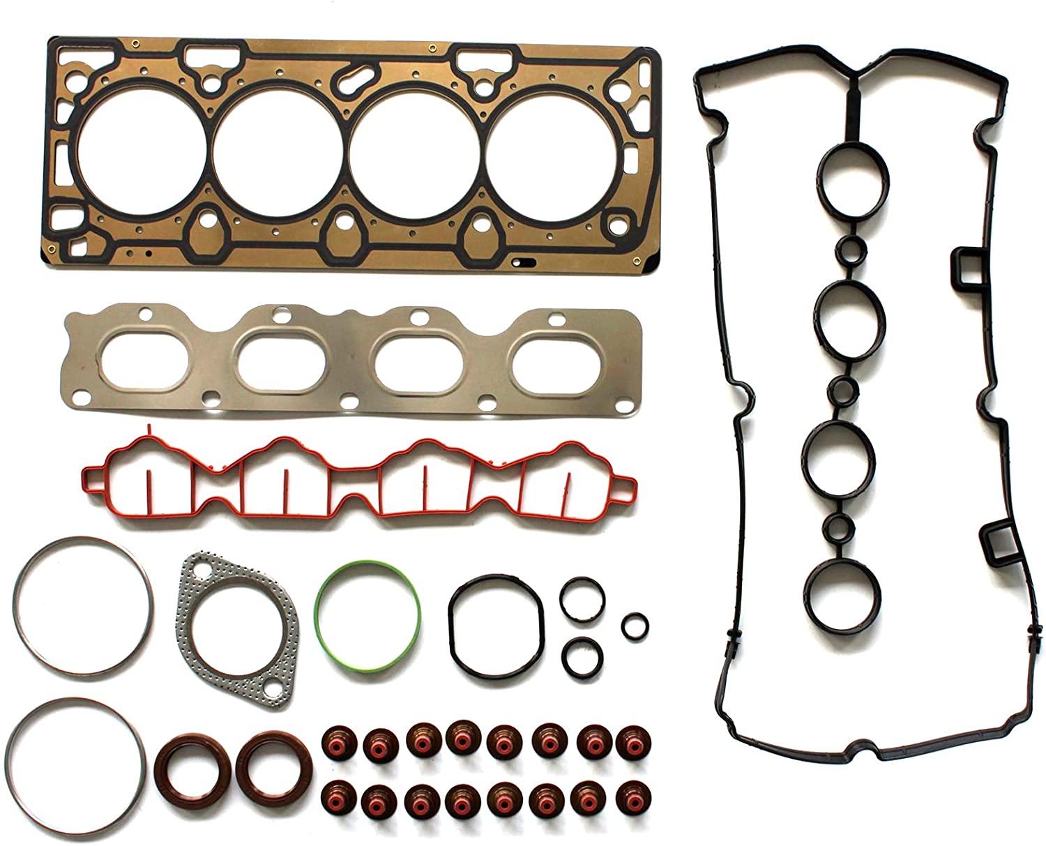 ECCPP Engine Replacement Head Gasket Set for 2009-2011 for Chevrolet Aveo Aveo5 for Pontiac G3 1.6L Engine Head Gaskets Kit