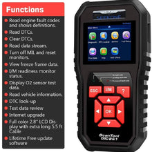 SEEKONE OBD2 Scanner Professional Car OBD II Scanner Auto Diagnostic Fault Code Reader Automotive Check Engine Light Diagnostic EOBD Scan Tool for All OBDII Protocol Cars Since 1996(Enhanced SK860)