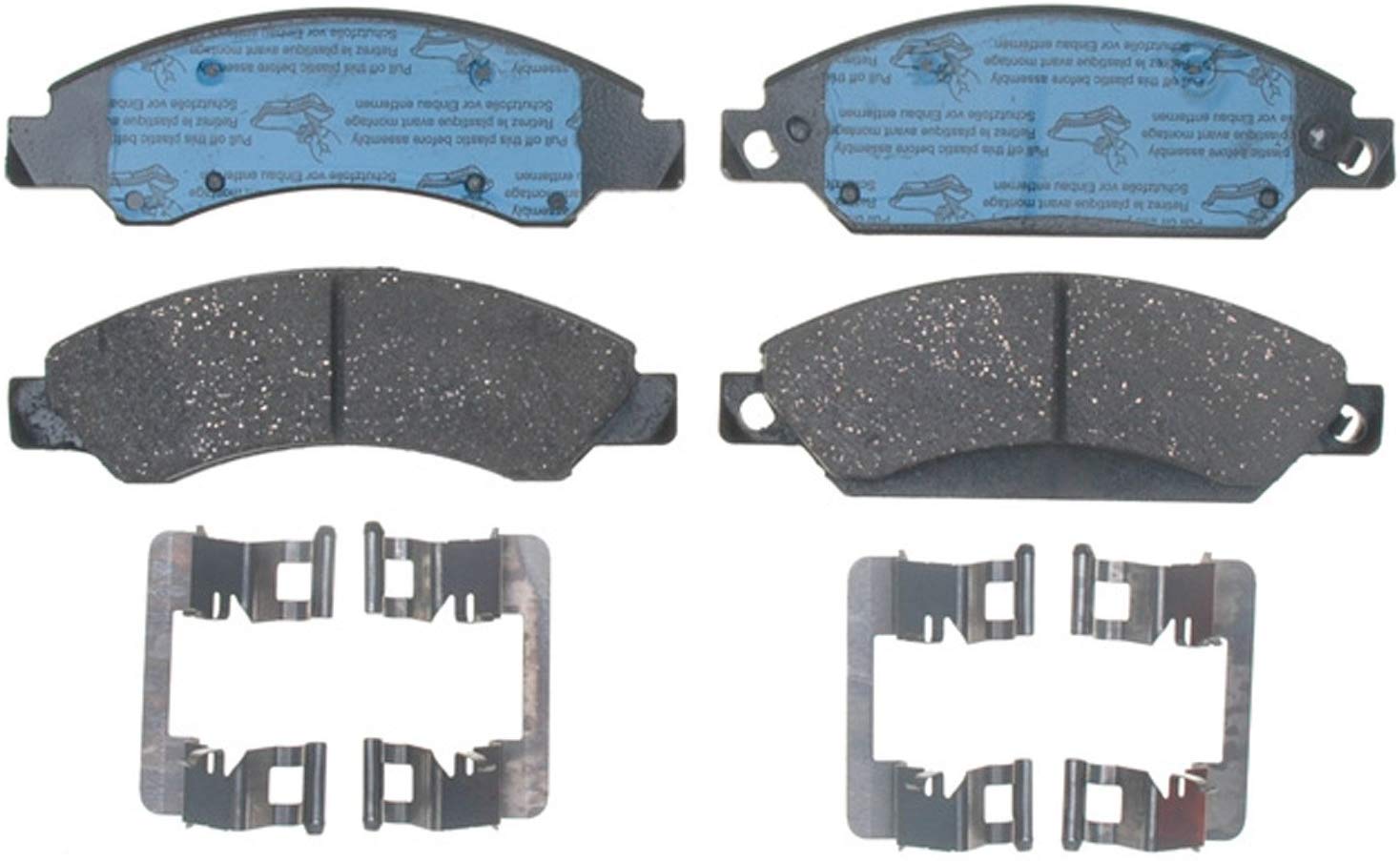 ACDelco 17D1092CH Professional Ceramic Front Disc Brake Pad Set