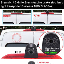HD IP68 1280pixels Third Roof Top Mount Brake Lamp Reverse Rear View Backup Camera Angle and distance Adjustable IR Night Vision for F o r d Transit Tourneo custom Jumbo Kasten V363 F150 F350 V636 MK8