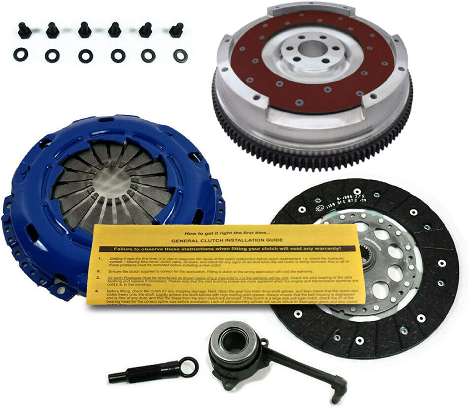 EFT STAGE 2 CLUTCH KIT+ALUMINUM FLYWHEEL FITS AUDI TT VW BEETLE JETTA 1.8T 6SPD