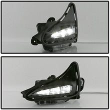 VIPMOTOZ LED Strip DRL Front Fog Light Driving Lamp Housing Assembly For 2017-2018 Toyota Corolla, Driver & Passenger Side