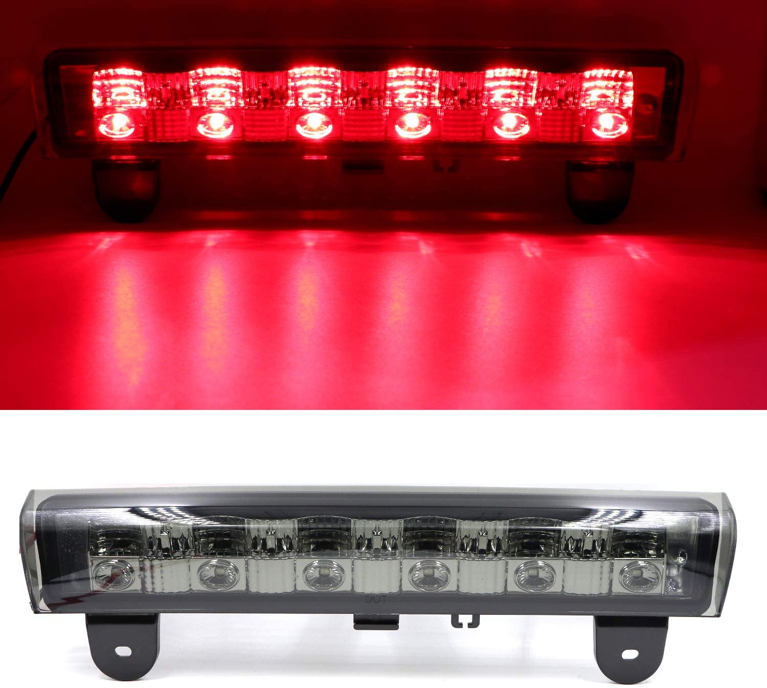 High Mount Stop Lights Full Rear LED 3RD Third Brake Tail Light LED for 2000-2006 Chevrolet Suburban 1500/2500 2000-2006 Chevrolet Tahoe 2000-2006 GMC Yukon XL 1500/2500