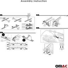 Roof Rack Cross Bars Lockable Luggage Carrier Smooth Roof Cars | Fits Suzuki Baleno 2015-2019 Silver Aluminum Cargo Carrier Rooftop Bars | Automotive Exterior Accessories