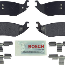 Bosch BE898H Blue Disc Brake Pad Set with Hardware for Select 2002-05 Dodge Ram 1500 Trucks - REAR
