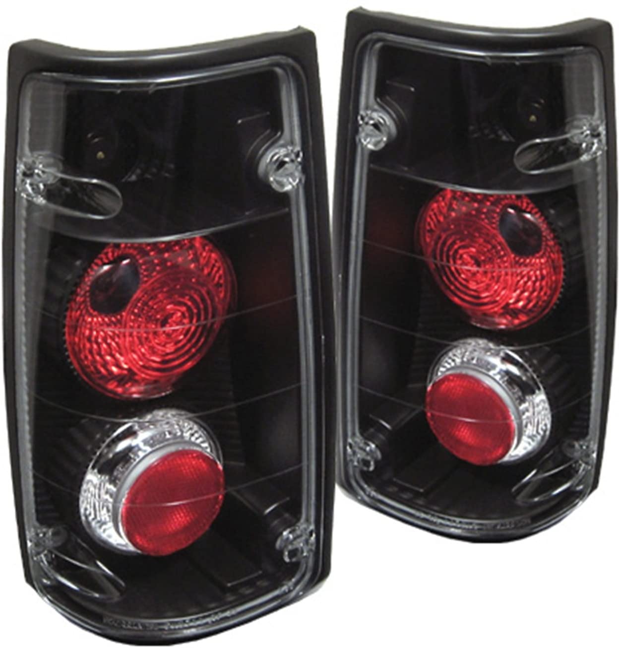 Spyder 5005472 Isuzu Rodeo 91-97 / Isuzu Amigo 89-94 Euro Style Tail Lights - Black