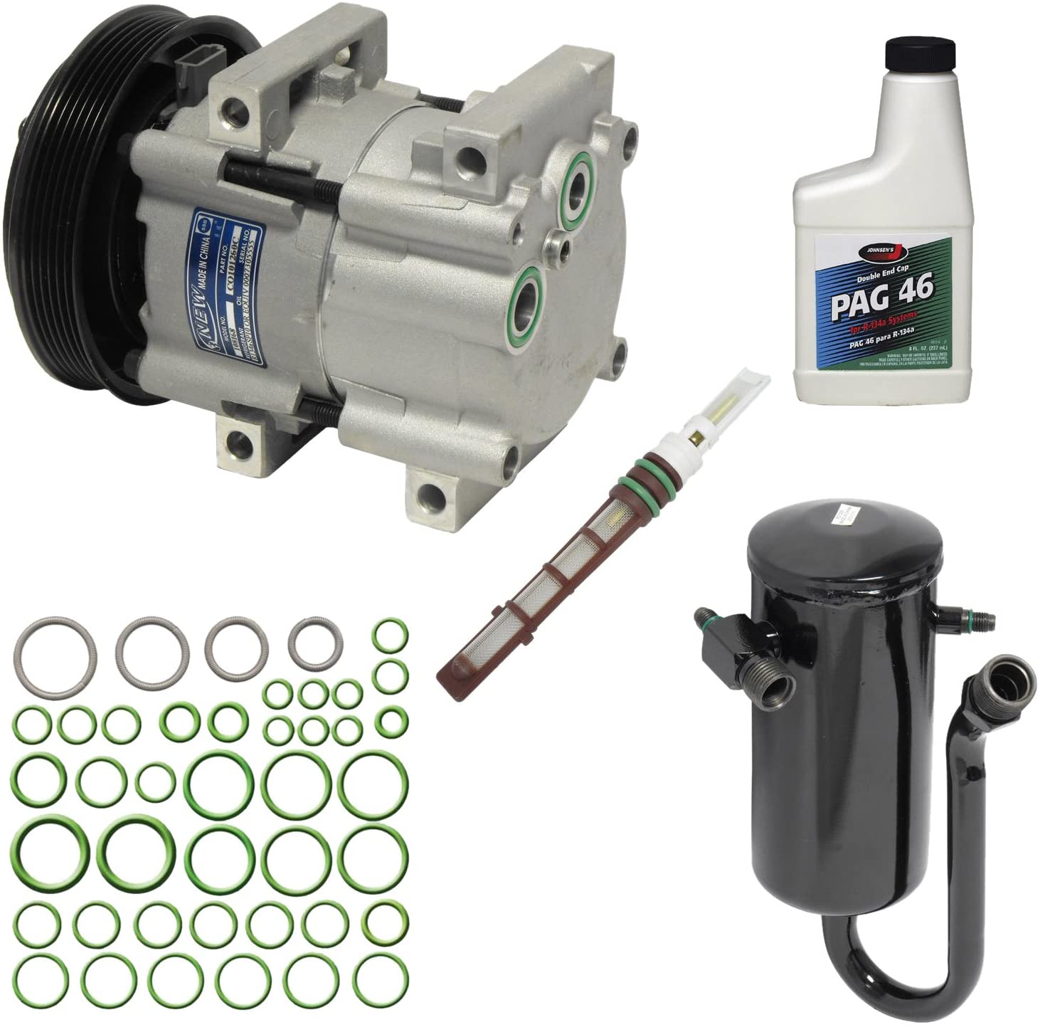 Universal Air Conditioner KT 1352 A/C Compressor and Component Kit